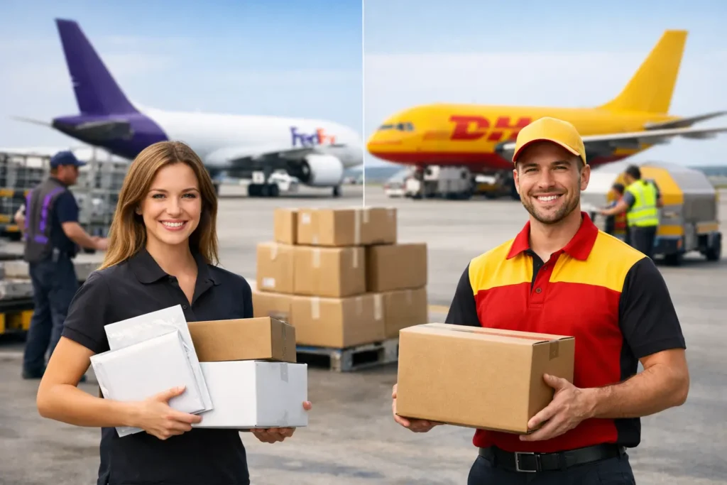 FedEx ou DHL internacional: qual escolher?