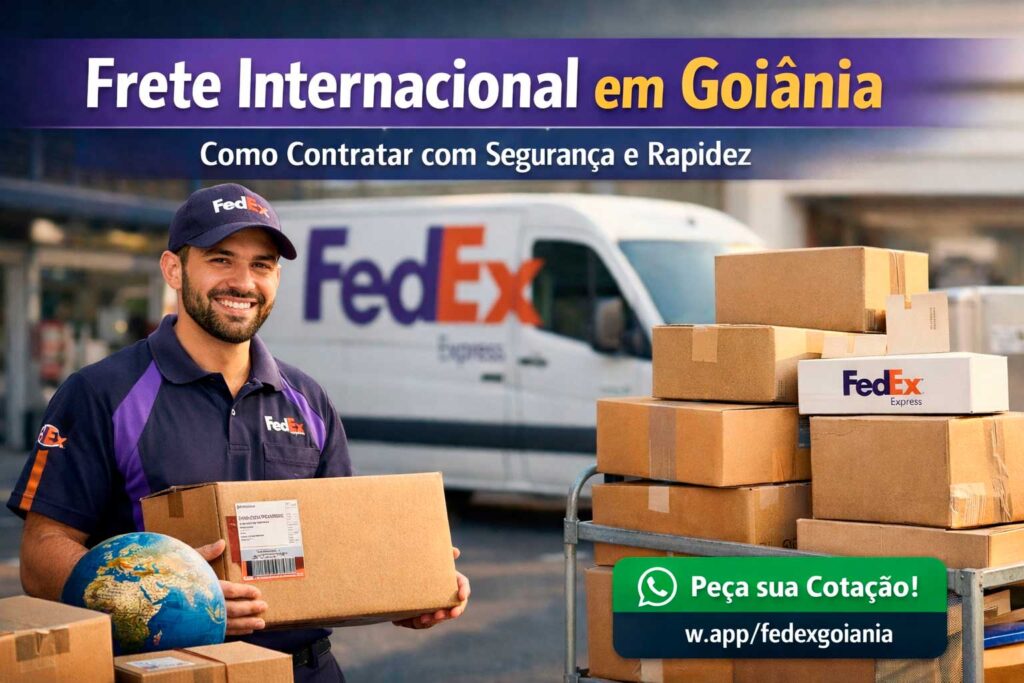 frete internacional em goiânia