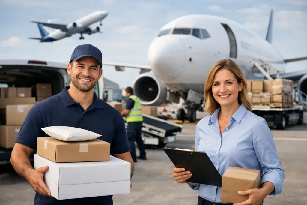 Coleta para envio internacional em Goiânia
