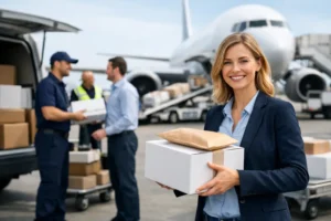 Guia de envio porta a porta para o exterior